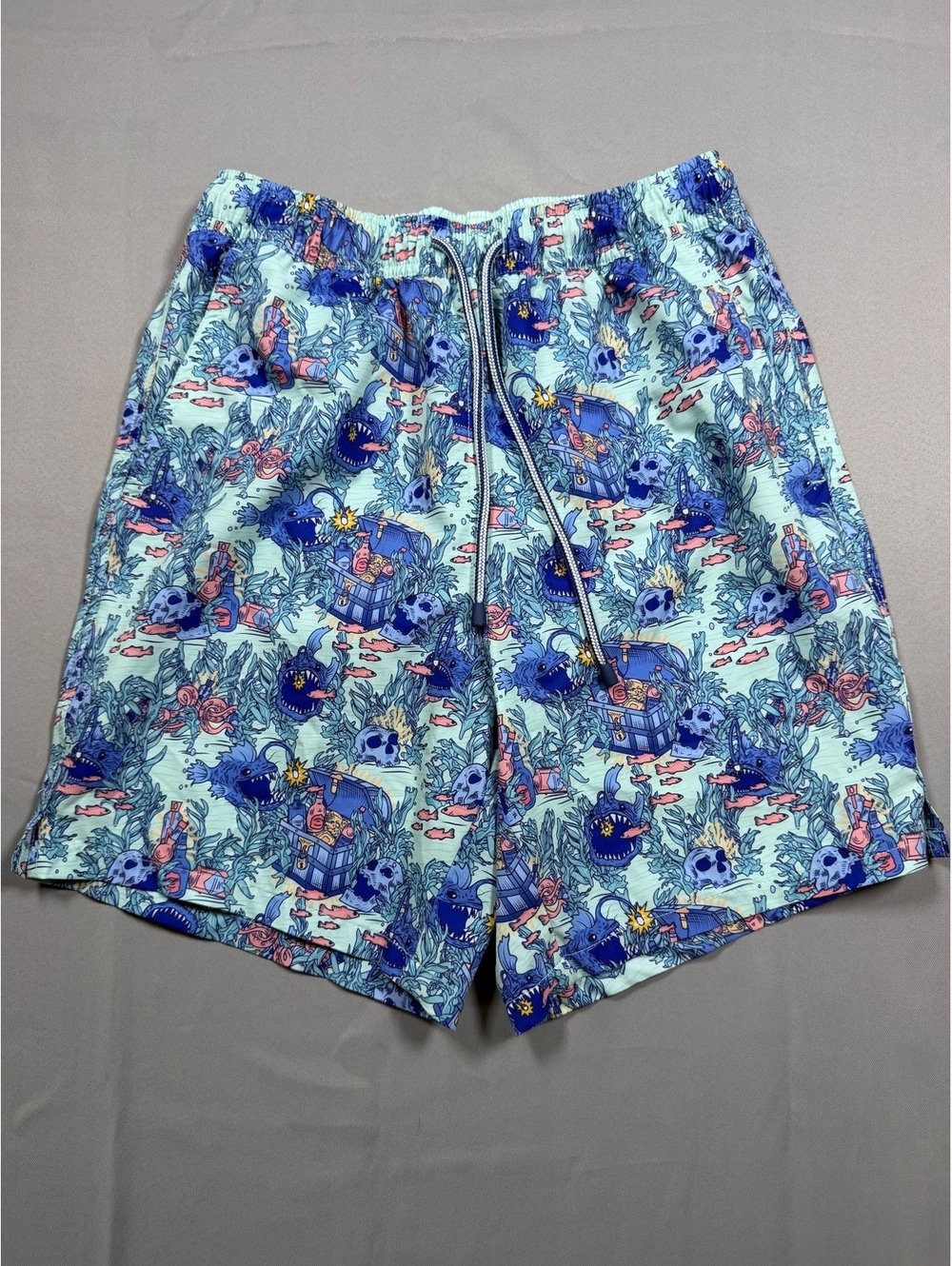 Peter Millar Seaside Men's Swim Shorts Size S with Drawstring